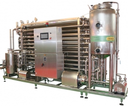Стерилизационно-охладительная установка мощностью 5000 литров в час