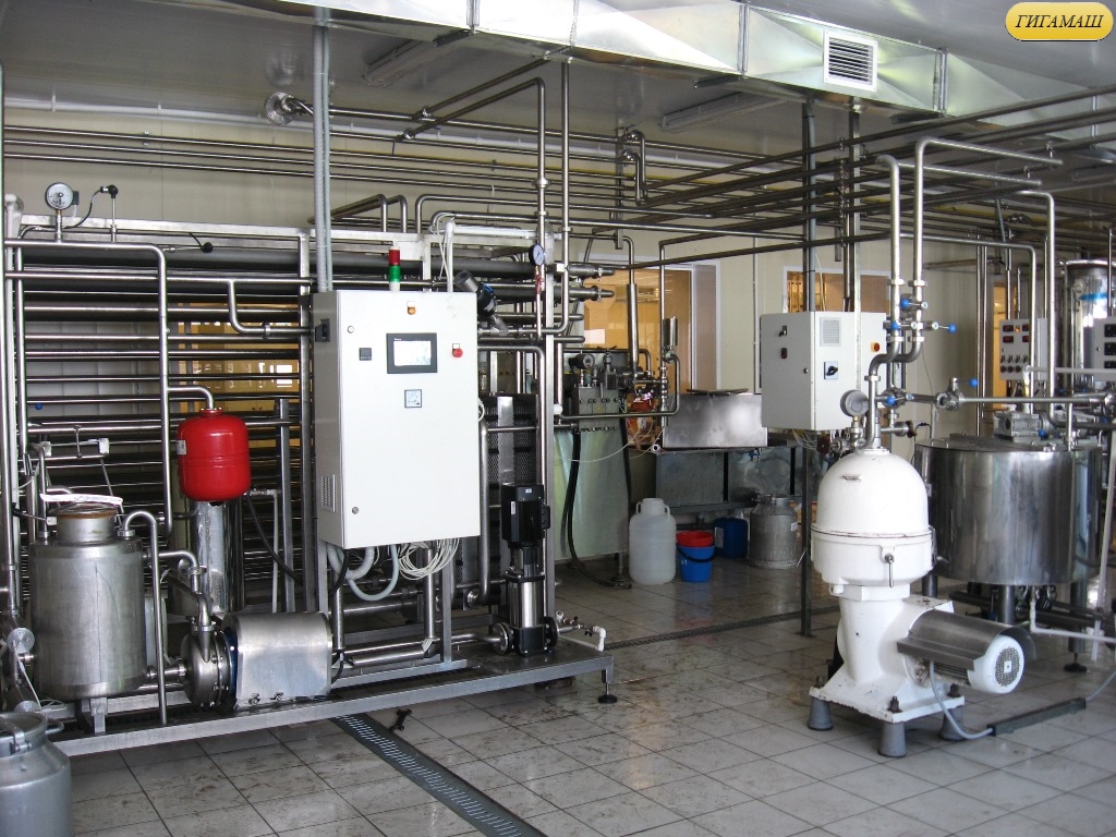 Энергосберегающий молочный завод мощностью 15 000 л натурального молока в сутки