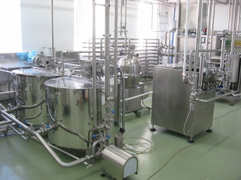 Технологическая линия производства питьевого пастеризованного молока и сливок